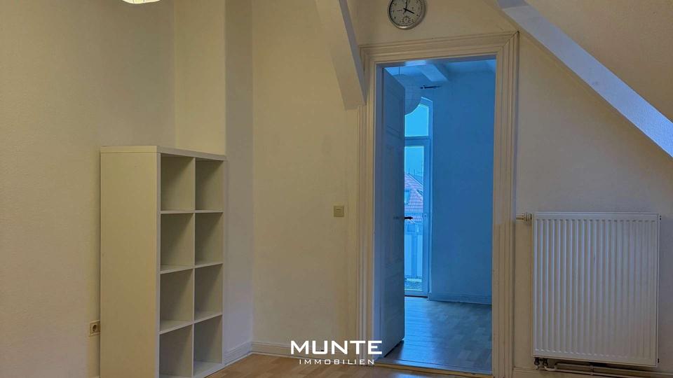 Dachgeschoßwohnung Braunschweig Westliches Ringgebiet - 3 Zimmer, 59 m&sup2;, 550&euro; | Angebot:25073630