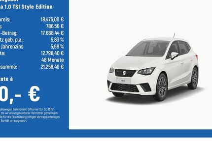 Seat Ibiza 18.150 km 18.475 &euro; Braunschweig 38114