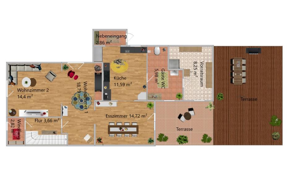 Doppelhaushälfte Lengede - 7 Zimmer, 150 m&sup2;, 265.000&euro; | Angebot:26197377