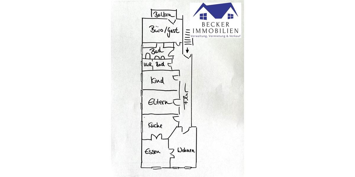 Etagenwohnung Braunschweig Nordstadt - 5 Zimmer, 160 m&sup2;, 1.750&euro; | Angebot:25960962