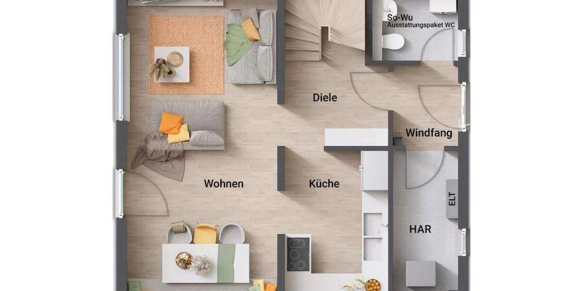 Einfamilienhaus Abbesbüttel Abbesbüttel - 3 Zimmer, 90 m&sup2;, 187.290&euro; | Angebot:25727891