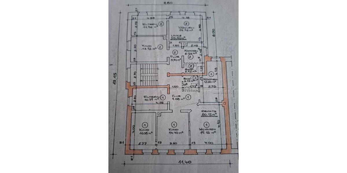 Hochparterre Braunschweig Westliches Ringgebiet - 3 Zimmer, 80 m&sup2;, 220.000&euro; | Angebot:27030303