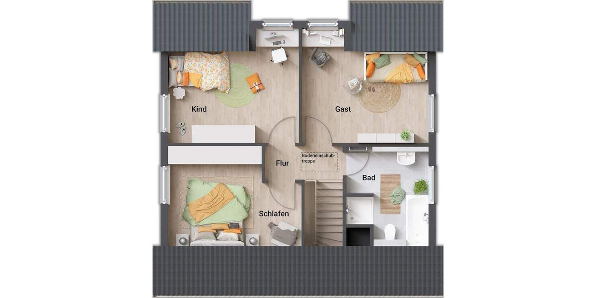 Einfamilienhaus Salzgitter Bad - 5 Zimmer, 124 m&sup2;, 387.850&euro; | Angebot:26064568