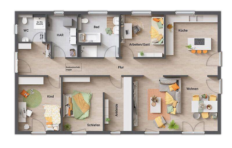 Einfamilienhaus Veltheim (Ohe) - 4 Zimmer, 136 m&sup2;, 384.050&euro; | Angebot:25669725