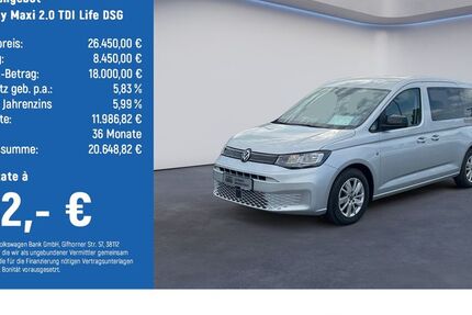 VW Caddy Maxi 36.500 km 26.450 &euro; Braunschweig 38108