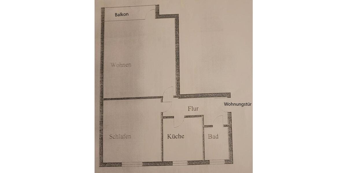 Etagenwohnung Wolfenbüttel Adersheim - 2 Zimmer, 58 m&sup2;, 760&euro; | Angebot:25723876