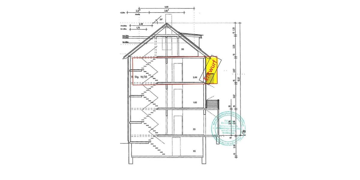 Dachgeschoßwohnung Braunschweig Westliches Ringgebiet - 1 Zimmer, 40 m&sup2;, 106.000&euro; | Angebot:25017560