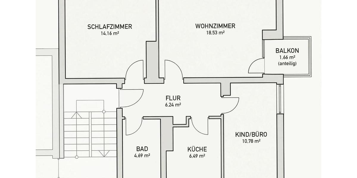 Etagenwohnung Salzgitter - 3 Zimmer, 63 m&sup2;, 98.000&euro; | Angebot:25656976