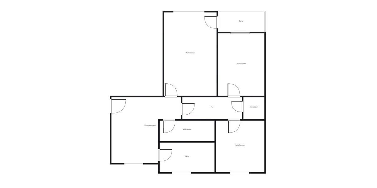 Etagenwohnung Braunschweig Westliches Ringgebiet - 3 Zimmer, 94 m&sup2;, 961&euro; | Angebot:25598403